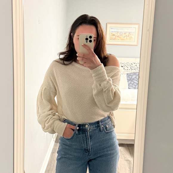 Project Social T Dita Chenille Off Shoulder Long Sleeve - Picture 2 of 8